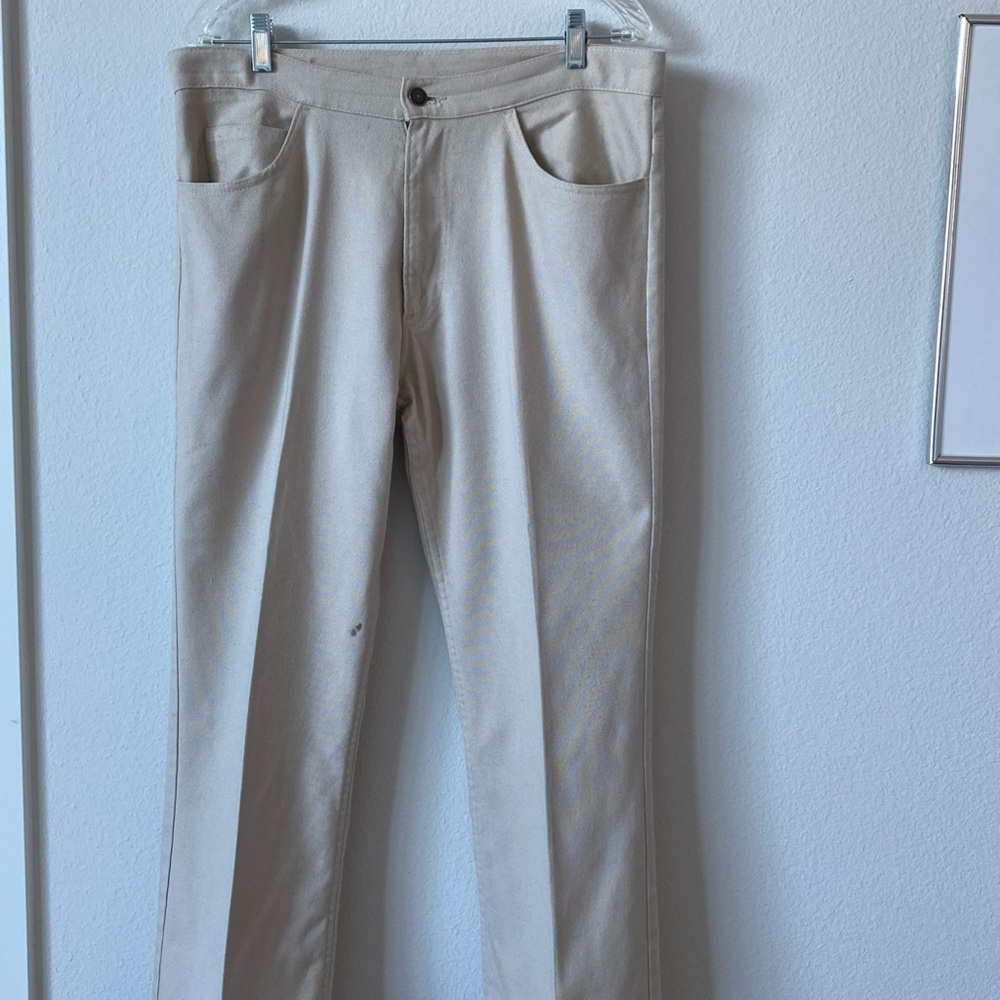 1970s Levi’s Sta-Prest Men's Classic Cream Pants